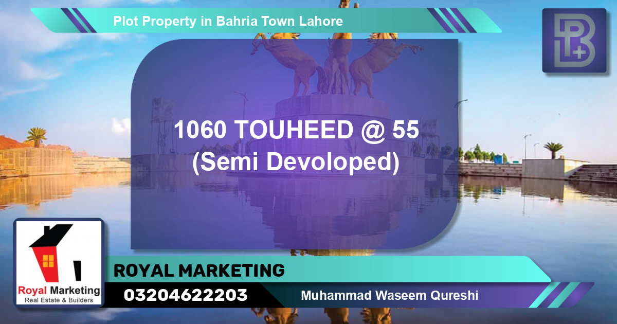 Residential Plot for Sale in Bahria Town, Lahore - (BP-65290)
