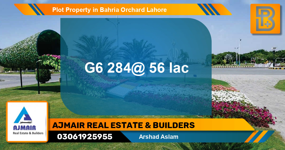 Residential Plot for Sale in Bahria Orchard, Lahore - (BP-65315)