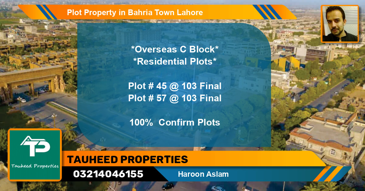 Residential Plot for Sale in Bahria Town, Lahore - (BP-65413)