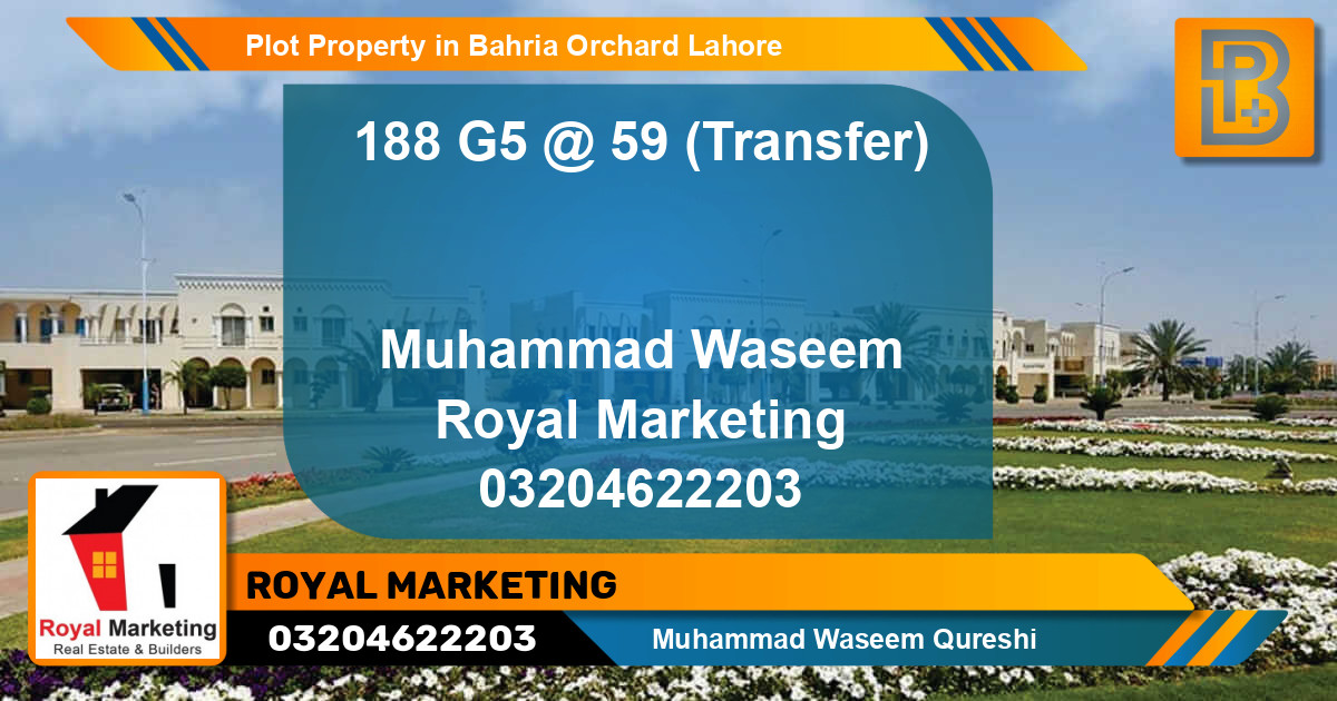Residential Plot for Sale in Bahria Orchard, Lahore - (BP-65441)