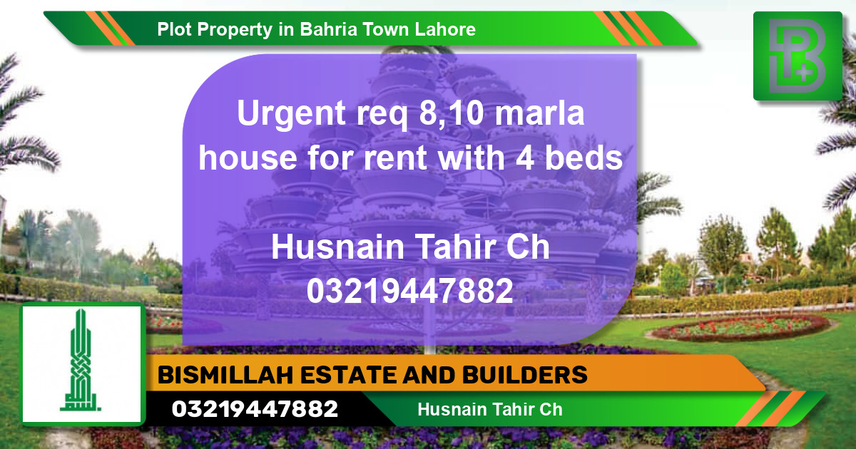 Residential Plot for Sale in Bahria Town, Lahore - (BP-65524)