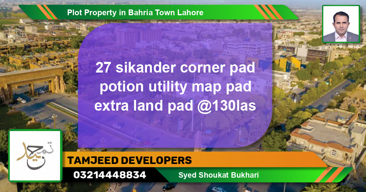 Residential Plot for Sale in Bahria Town, Lahore - (BP-65538)