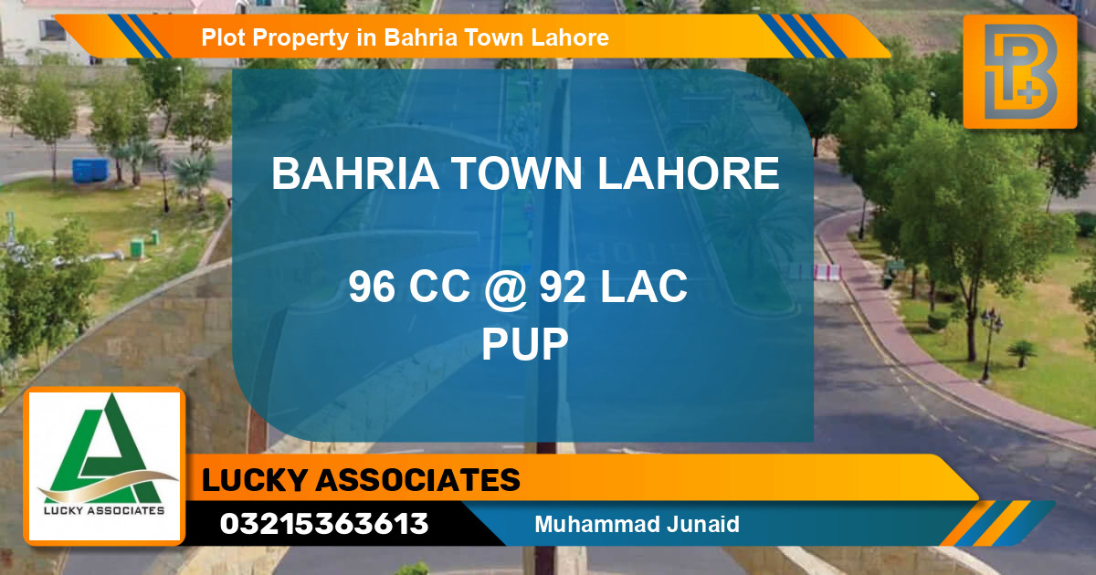 Residential Plot for Sale in Bahria Town, Lahore - (BP-65592)