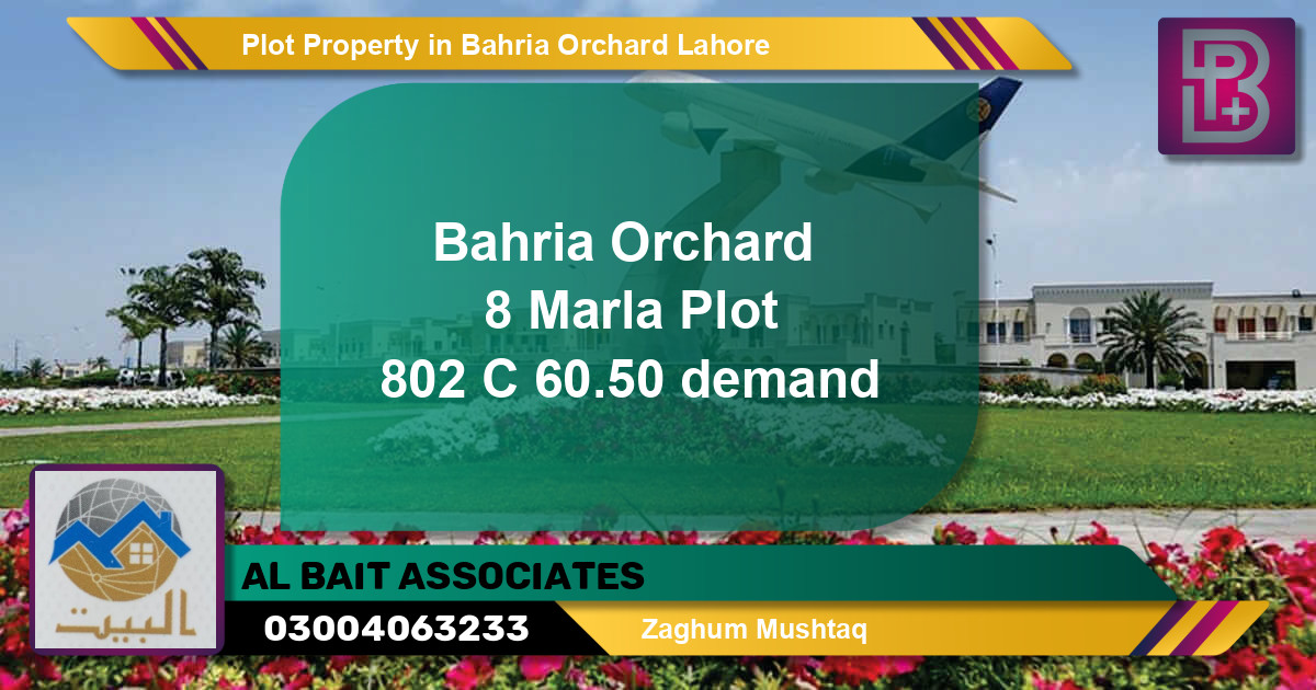 Residential Plot for Sale in Bahria Orchard, Lahore - (BP-65643)