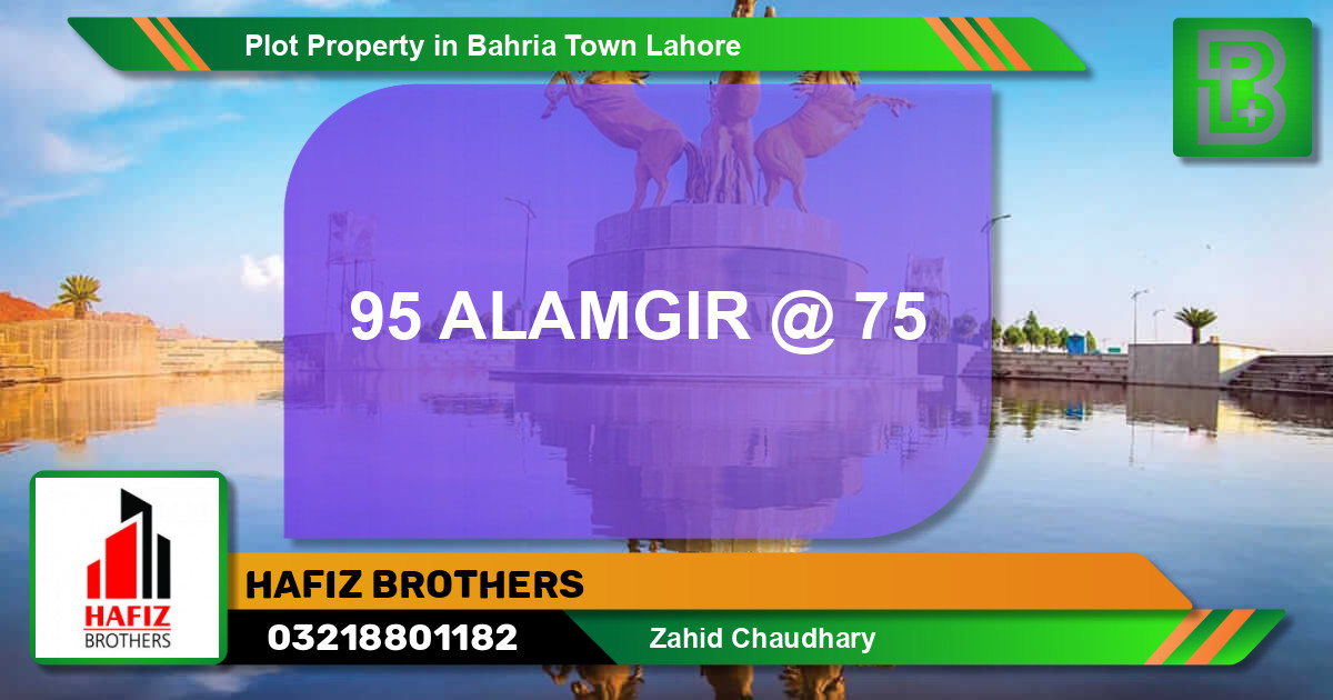 Residential Plot for Sale in Bahria Town, Lahore - (BP-65659)