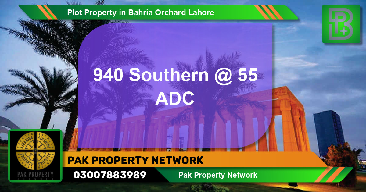 Residential Plot for Sale in Bahria Orchard, Lahore - (BP-65700)