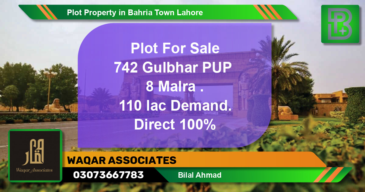 Residential Plot for Sale in Bahria Town, Lahore - (BP-65743)