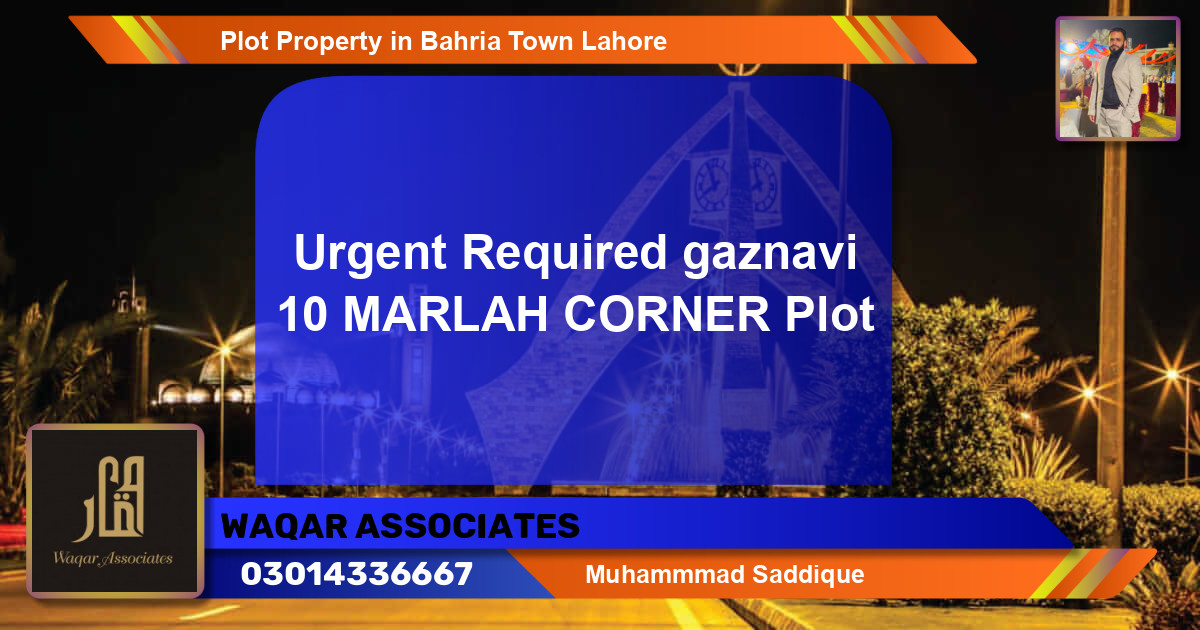 Residential Plot for Sale in Bahria Town, Lahore - (BP-65772)