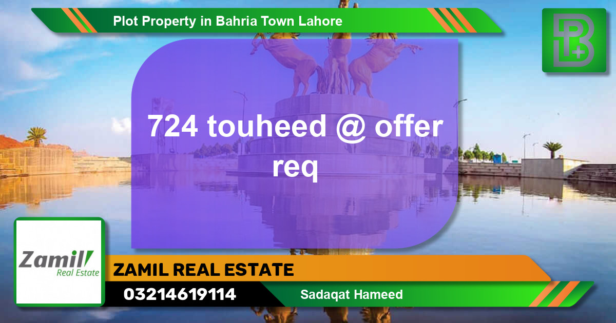 Residential Plot for Sale in Bahria Town, Lahore - (BP-65782)