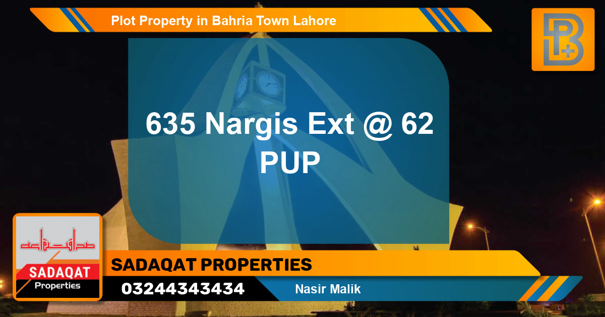 Residential Plot for Sale in Bahria Town, Lahore - (BP-66000)