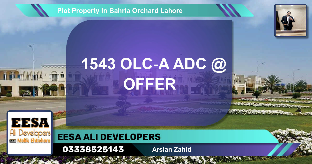 Residential Plot for Sale in Bahria Orchard, Lahore - (BP-66027)