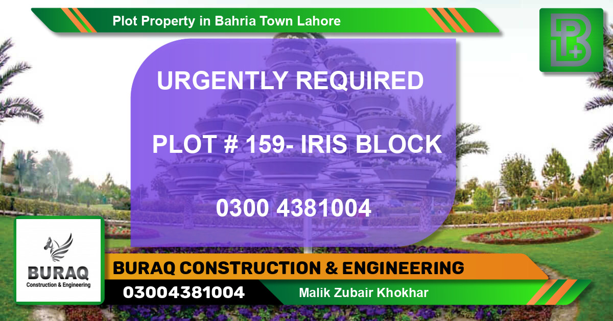 Residential Plot for Sale in Bahria Town, Lahore - (BP-66074)