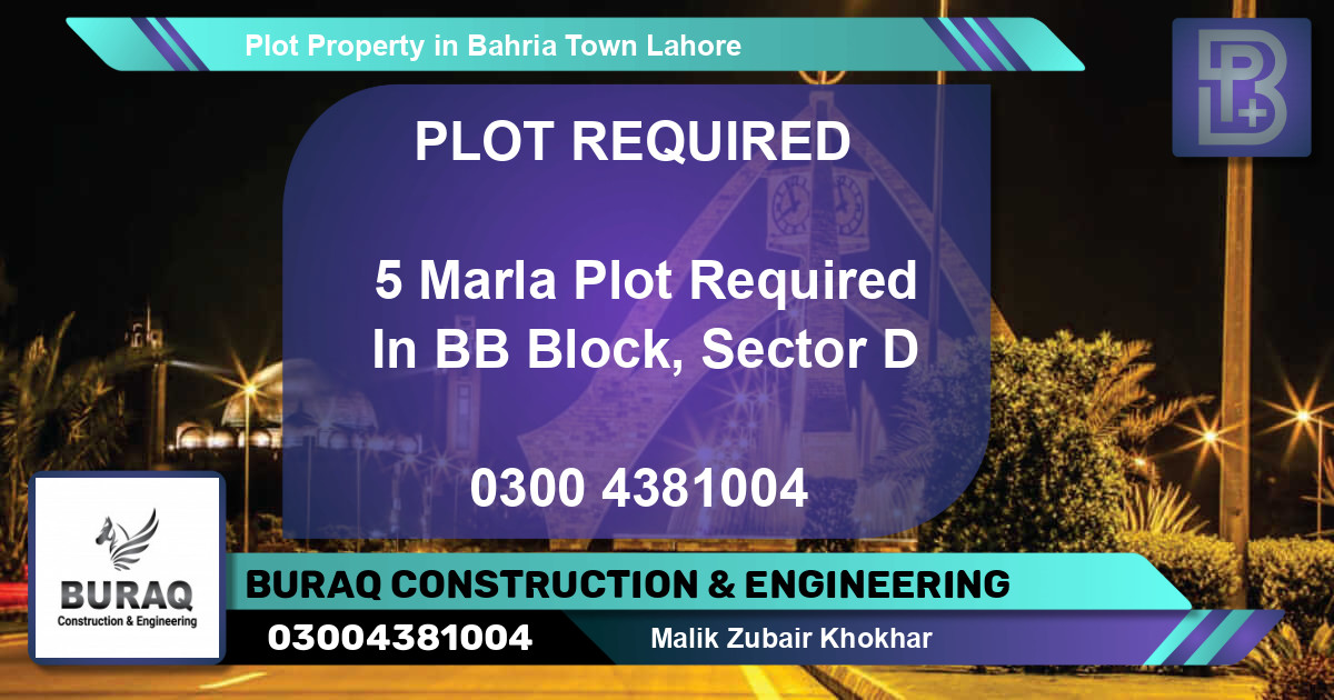 Residential Plot for Sale in Bahria Town, Lahore - (BP-66178)