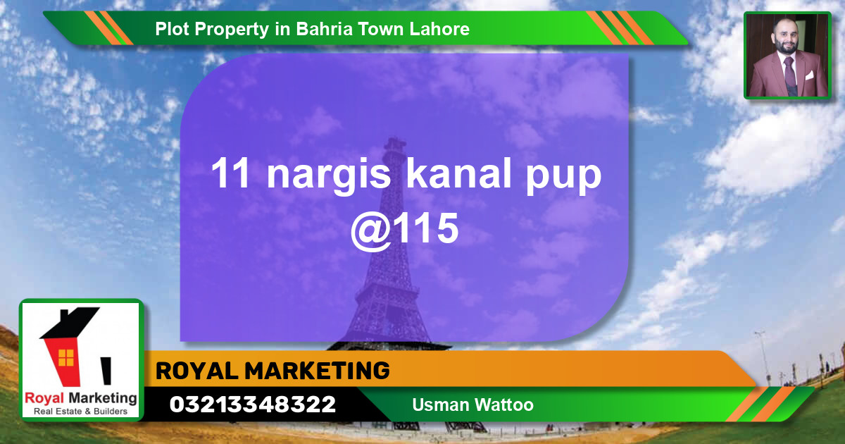 Residential Plot for Sale in Bahria Town, Lahore - (BP-66278)