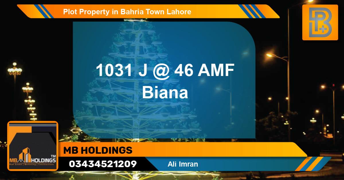 Residential Plot for Sale in Bahria Town, Lahore - (BP-66380)