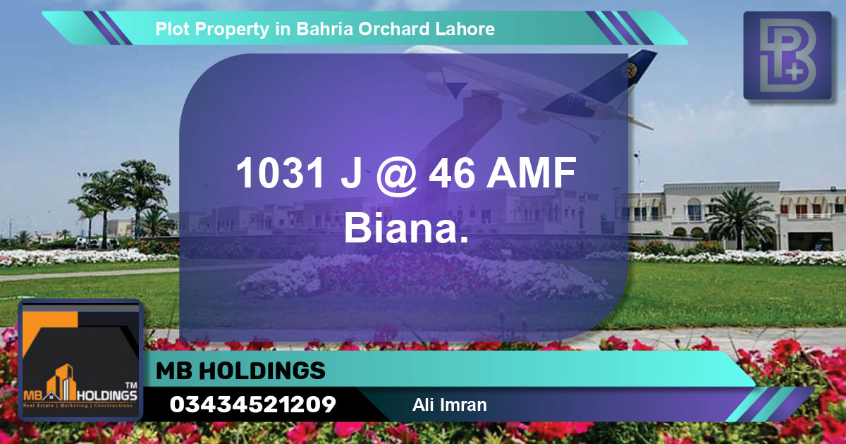 Residential Plot for Sale in Bahria Orchard, Lahore - (BP-66381)