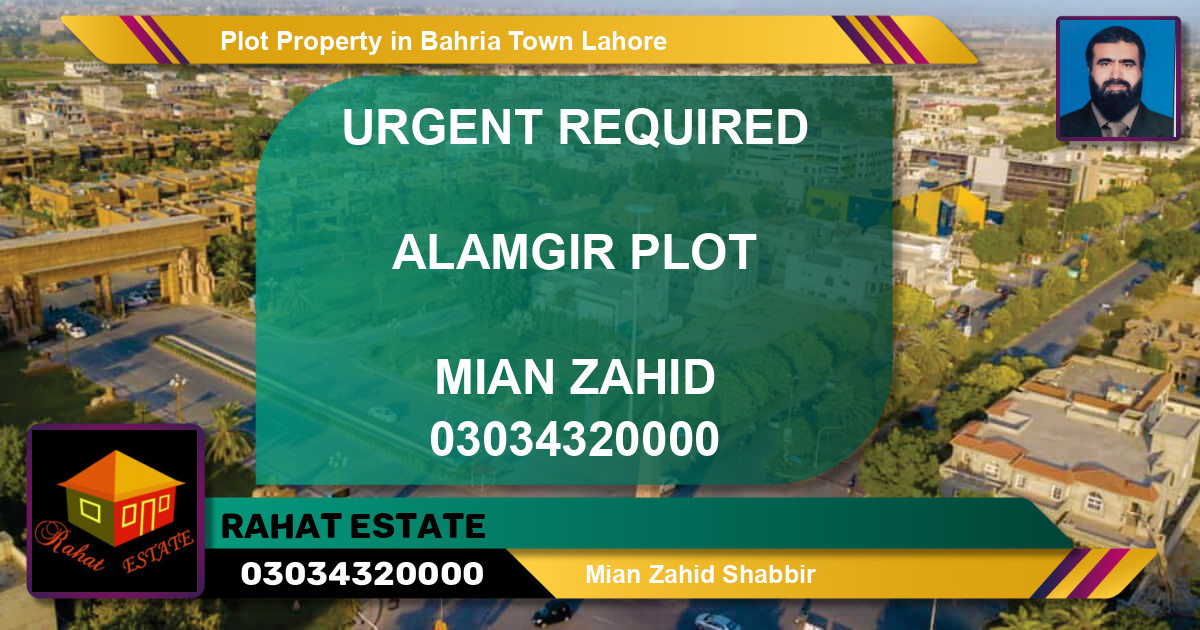 Residential Plot for Sale in Bahria Town, Lahore - (BP-66393)