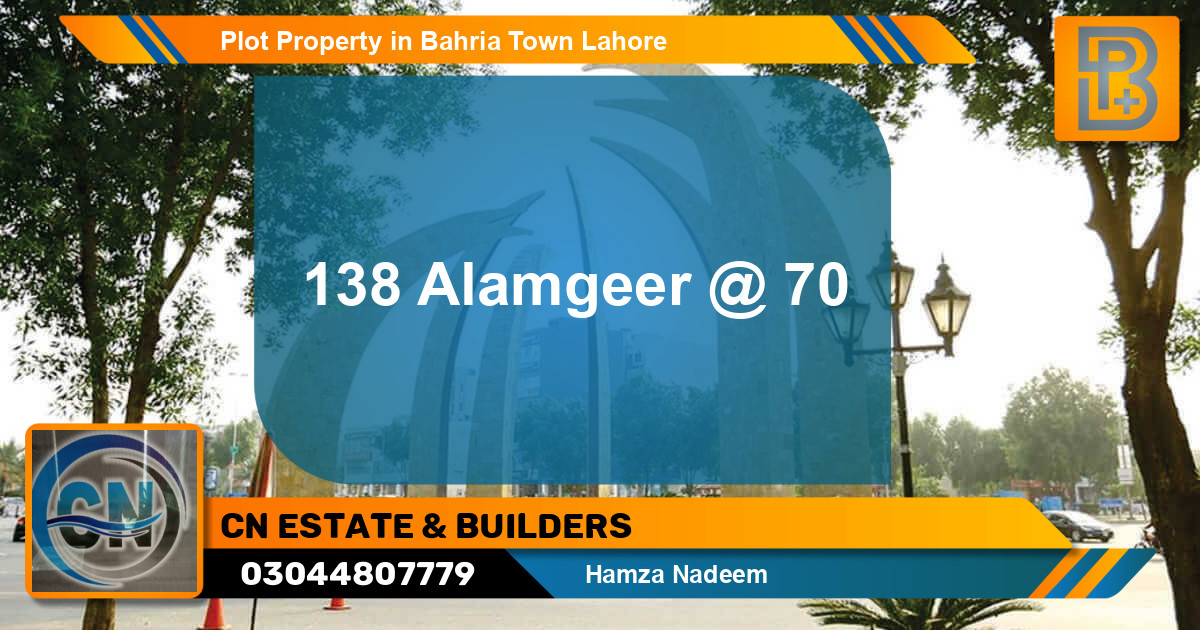 Residential Plot for Sale in Bahria Town, Lahore - (BP-66564)