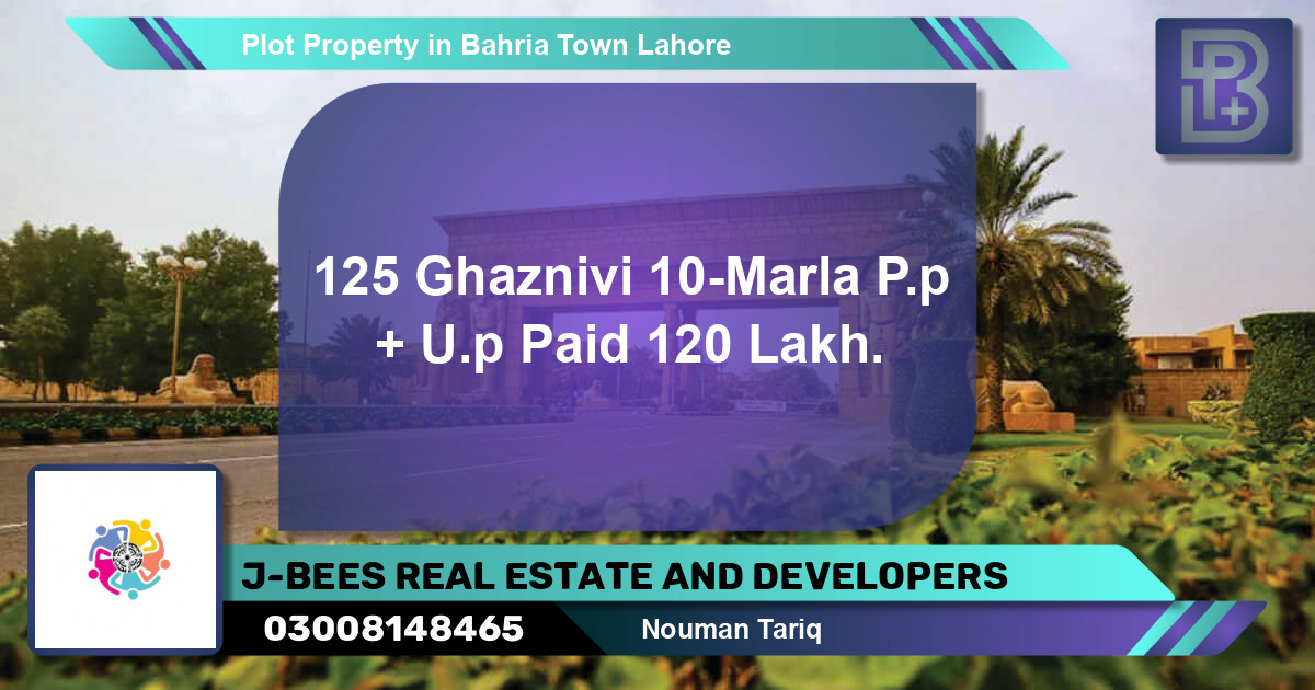 Residential Plot for Sale in Bahria Town, Lahore - (BP-66590)
