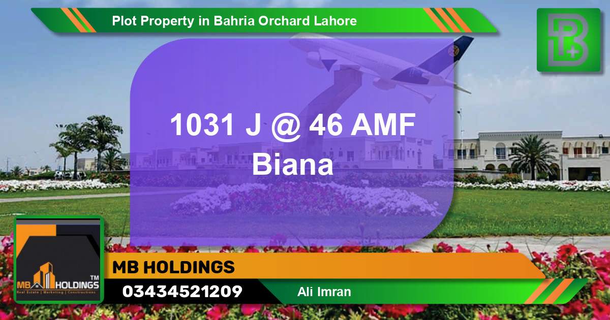 Residential Plot for Sale in Bahria Orchard, Lahore - (BP-66600)
