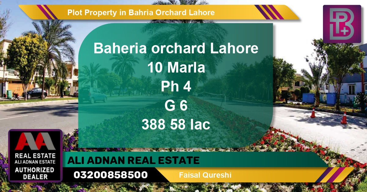 Residential Plot for Sale in Bahria Orchard, Lahore - (BP-66610)
