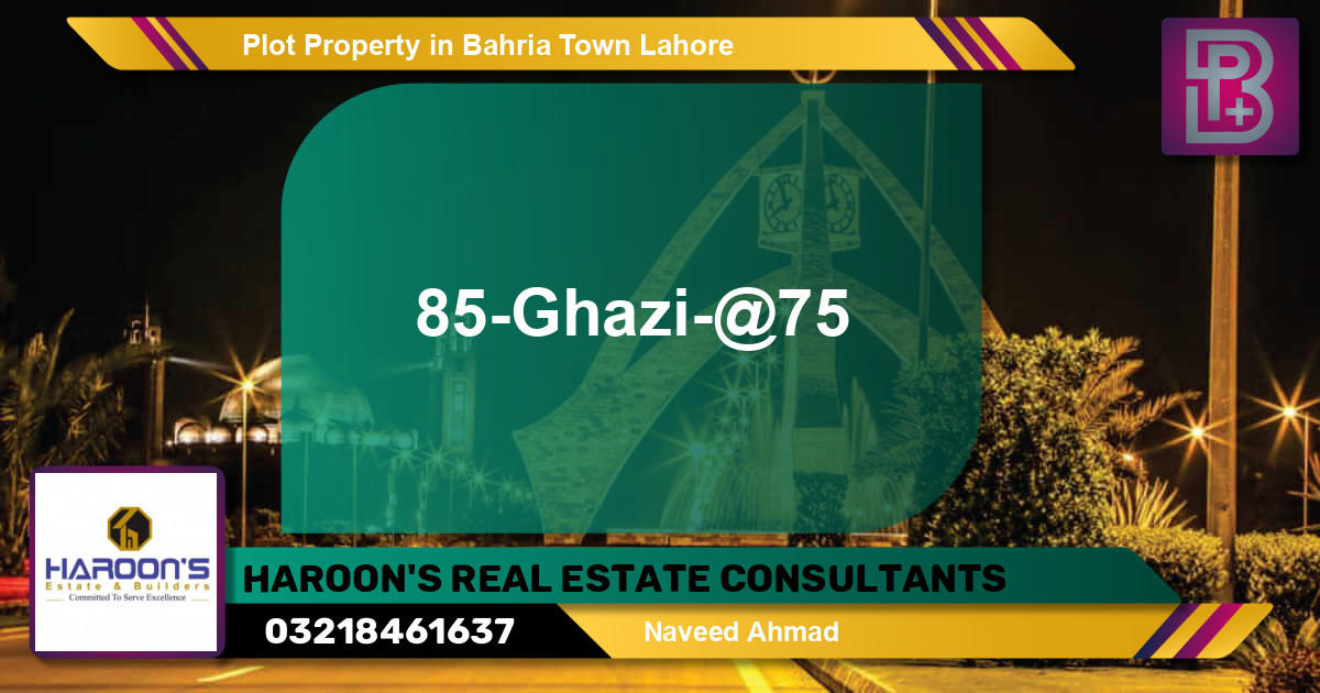 Residential Plot for Sale in Bahria Town, Lahore - (BP-66623)