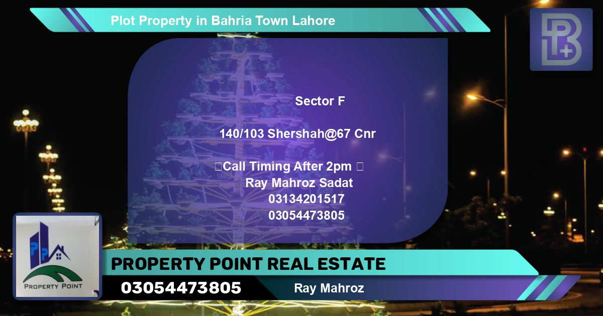 Residential Plot for Sale in Bahria Town, Lahore - (BP-66738)
