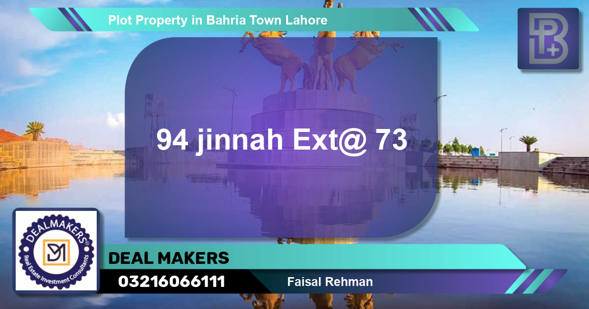 Residential Plot for Sale in Bahria Town, Lahore - (BP-66793)