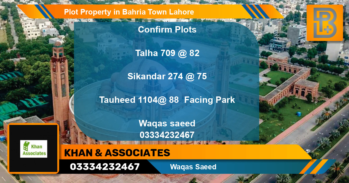 Residential Plot for Sale in Bahria Town, Lahore - (BP-66804)