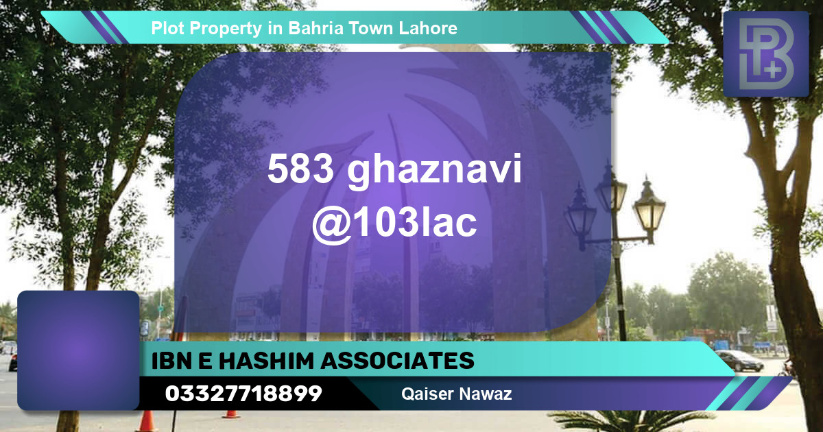 Residential Plot for Sale in Bahria Town, Lahore - (BP-66881)