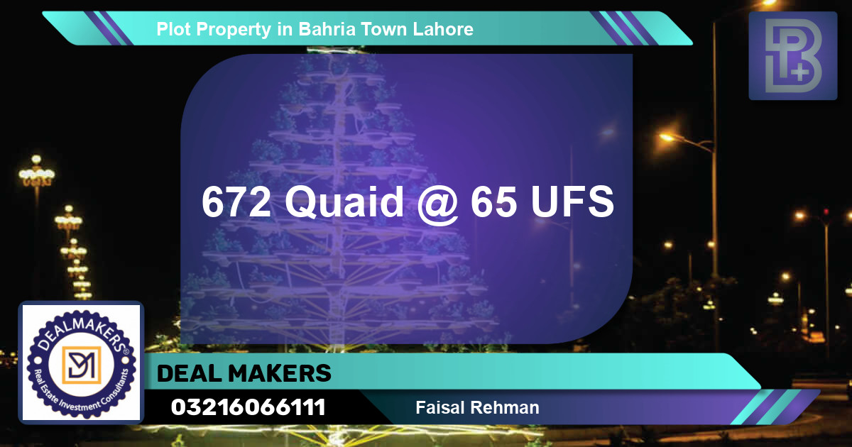 Residential Plot for Sale in Bahria Town, Lahore - (BP-66911)