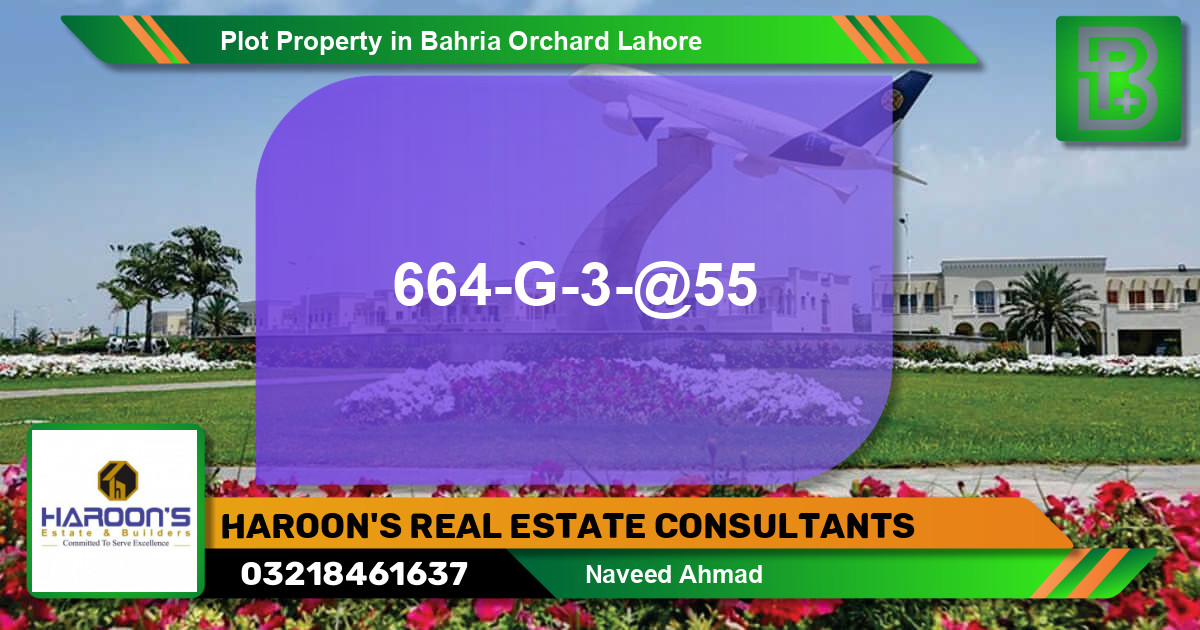 Residential Plot for Sale in Bahria Orchard, Lahore - (BP-66998)