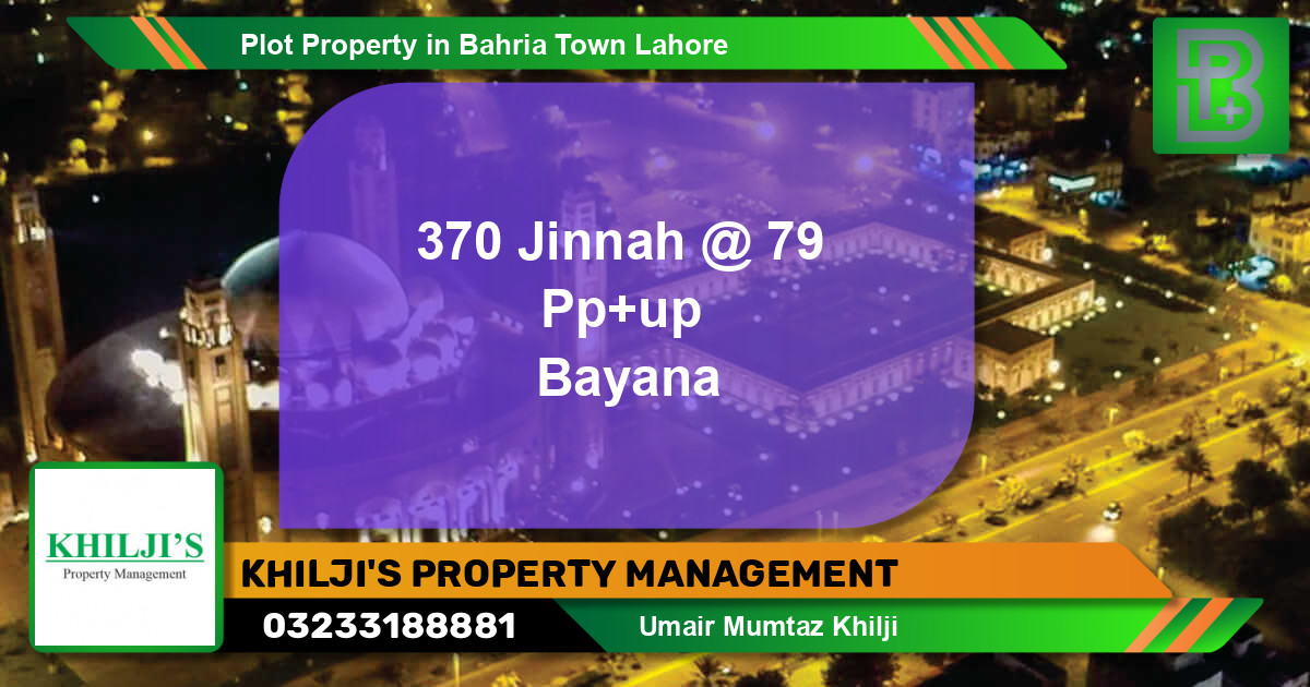 Residential Plot for Sale in Bahria Town, Lahore - (BP-67032)