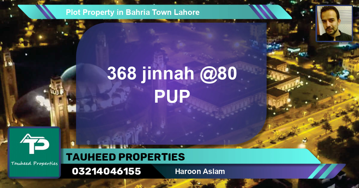 Residential Plot for Sale in Bahria Town, Lahore - (BP-67070)