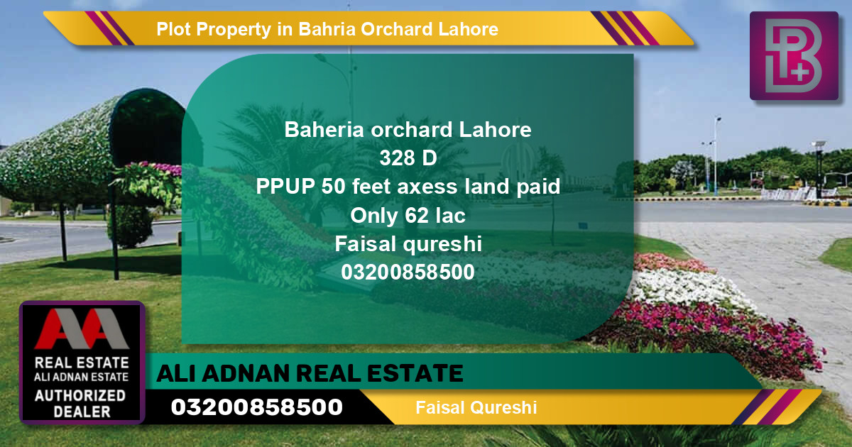 Residential Plot for Sale in Bahria Orchard, Lahore - (BP-67163)