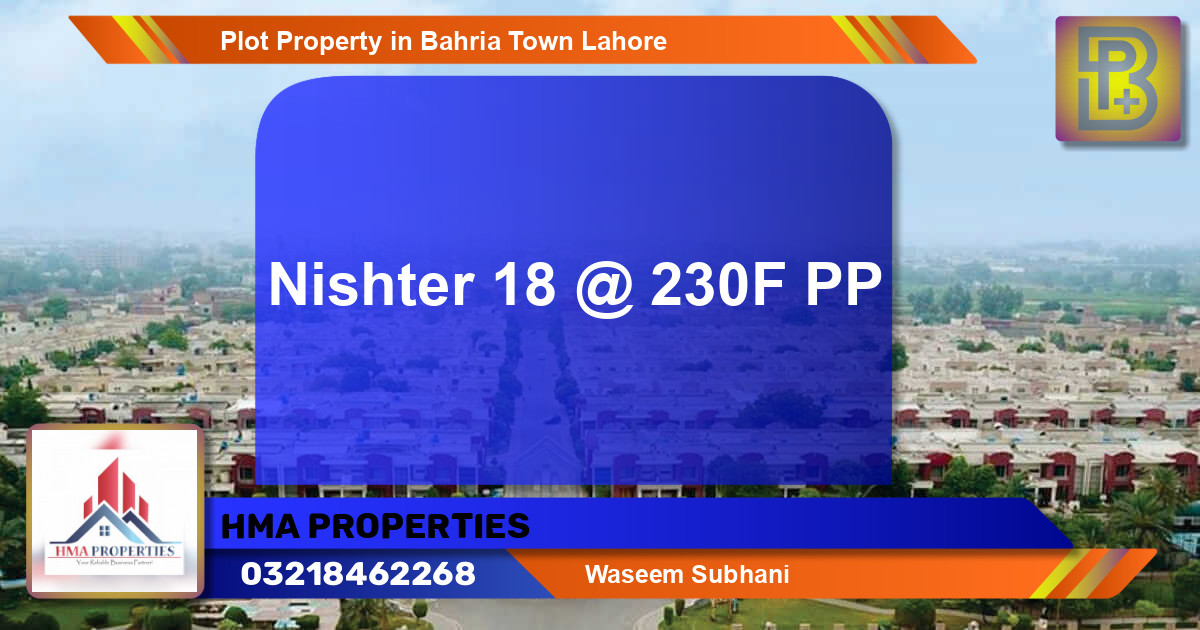 Residential Plot for Sale in Bahria Town, Lahore - (BP-67260)