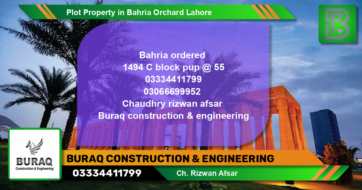 Residential Plot for Sale in Bahria Orchard, Lahore - (BP-67333)