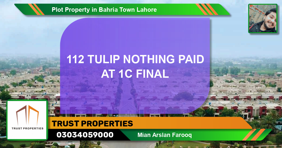Residential Plot for Sale in Bahria Town, Lahore - (BP-67342)