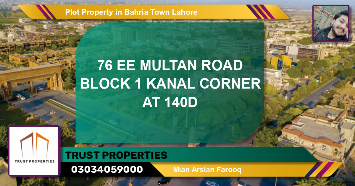 Residential Plot for Sale in Bahria Town, Lahore - (BP-67353)