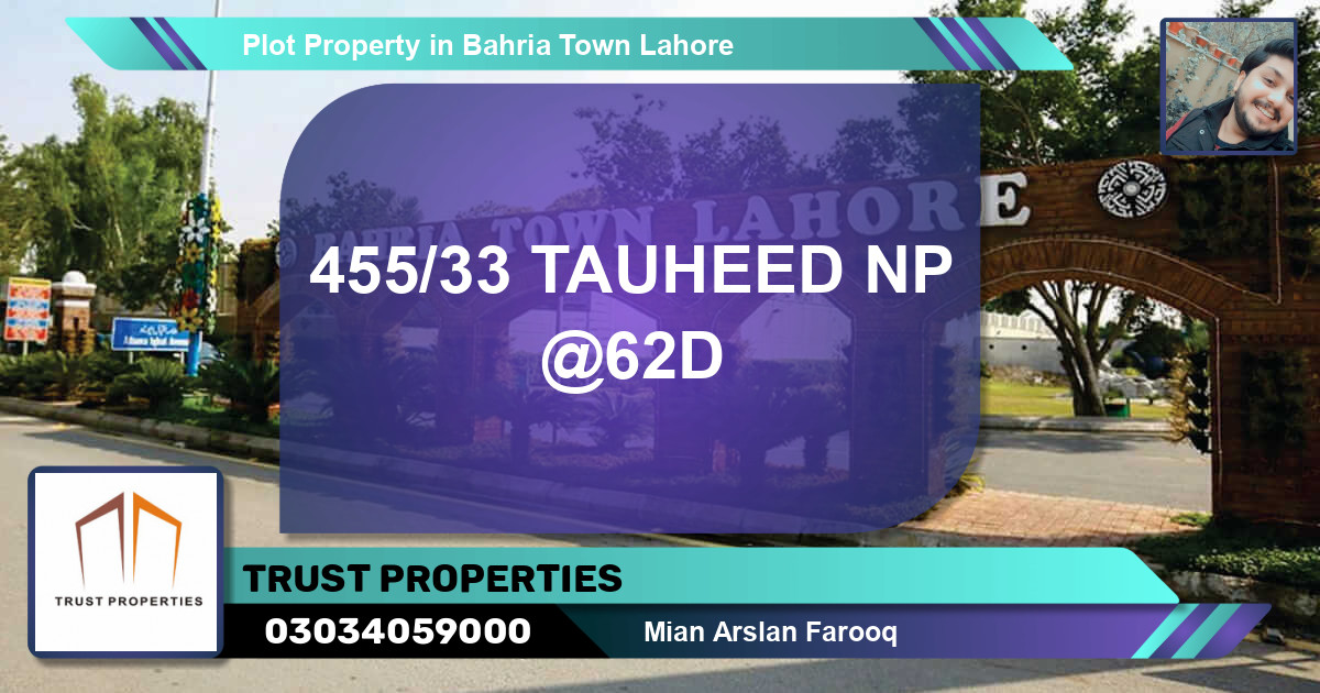 Residential Plot for Sale in Bahria Town, Lahore - (BP-67361)
