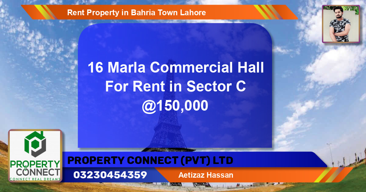 Residential Property for Rent in Bahria Town, Lahore - (BP-67388)