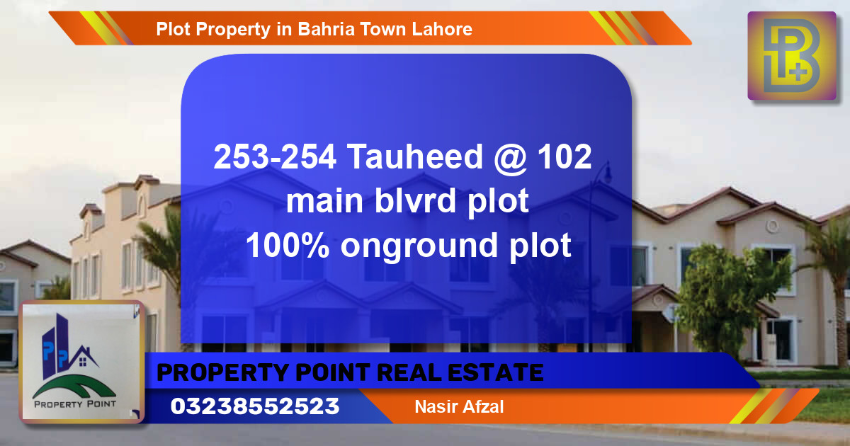 Residential Plot for Sale in Bahria Town, Lahore - (BP-67468)