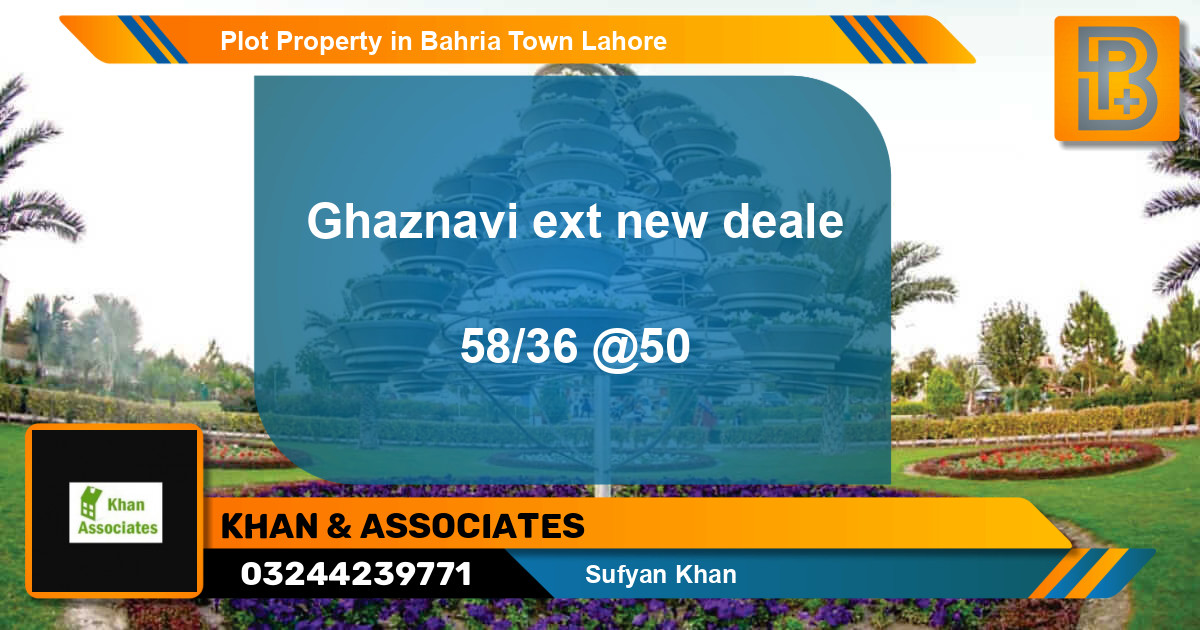 Residential Plot for Sale in Bahria Town, Lahore - (BP-67661)