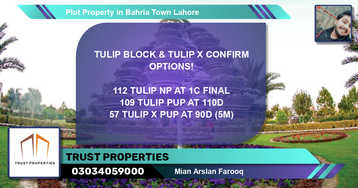 Residential Plot for Sale in Bahria Town, Lahore - (BP-67723)