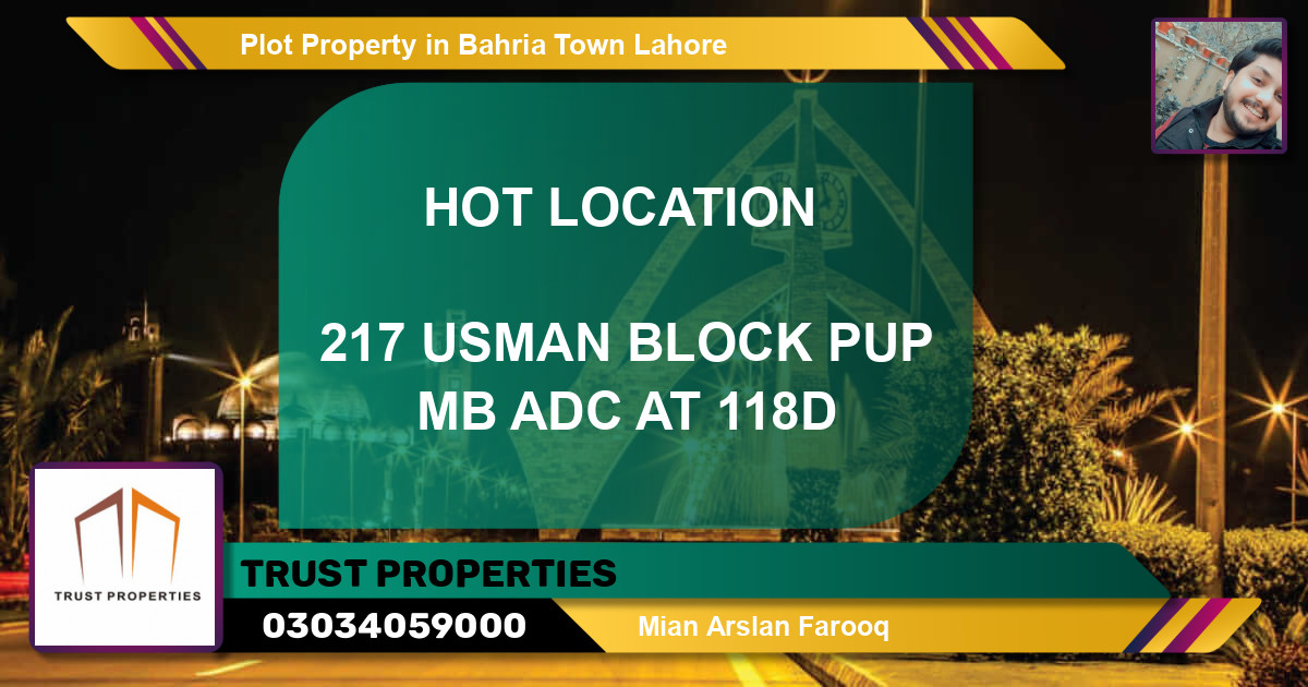 Residential Plot for Sale in Bahria Town, Lahore - (BP-67724)