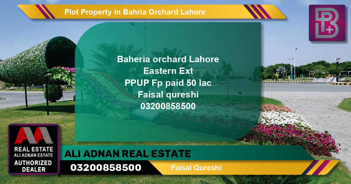 Residential Plot for Sale in Bahria Orchard, Lahore - (BP-67751)