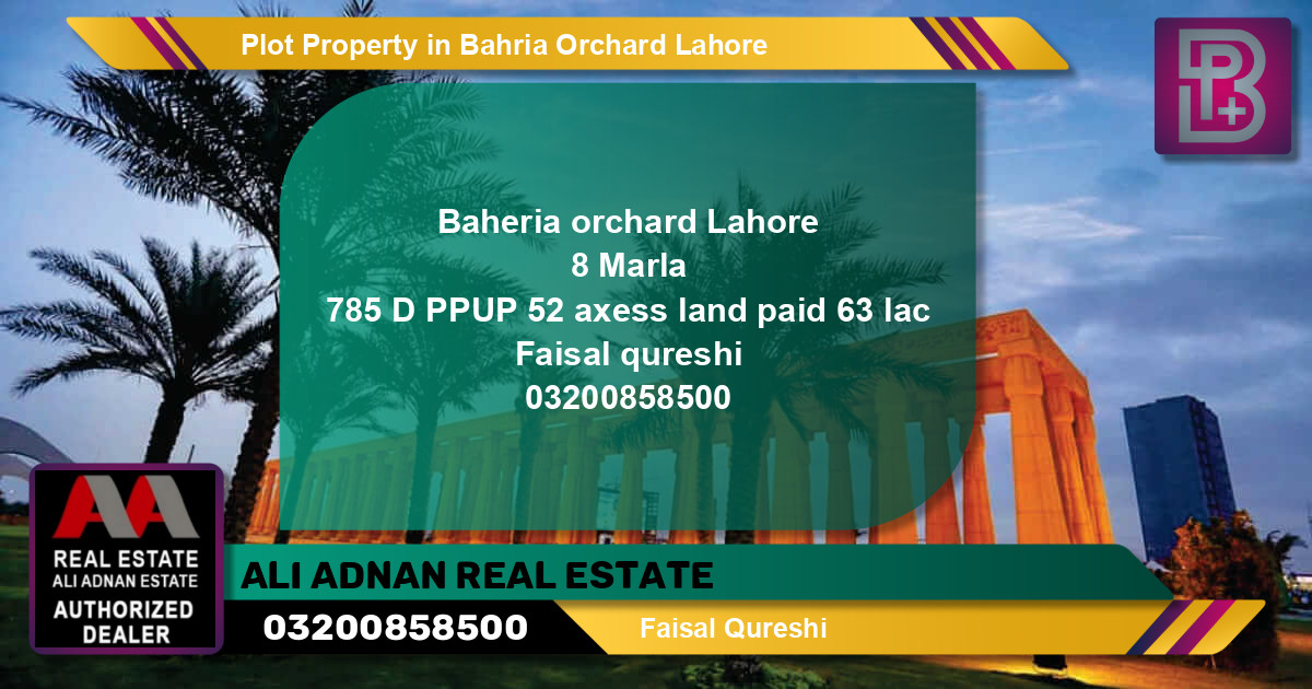 Residential Plot for Sale in Bahria Orchard, Lahore - (BP-67754)