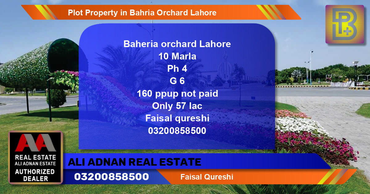 Residential Plot for Sale in Bahria Orchard, Lahore - (BP-67757)