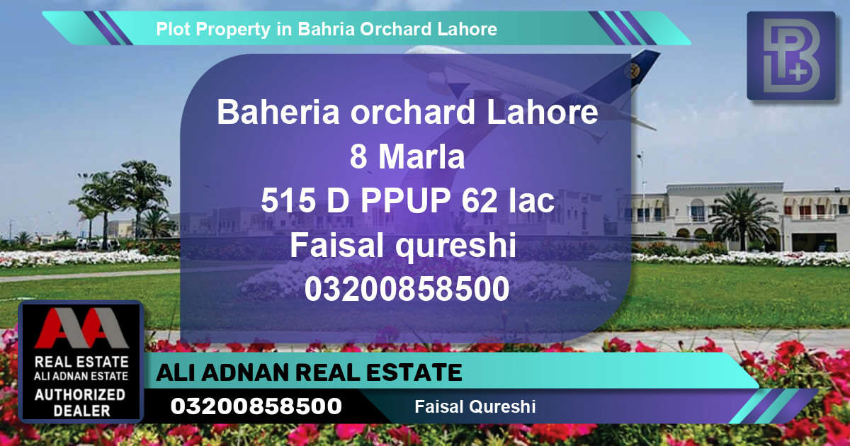 Residential Plot for Sale in Bahria Orchard, Lahore - (BP-67766)