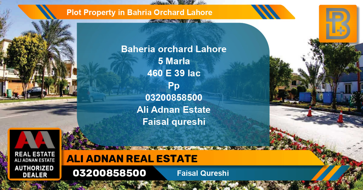 Residential Plot for Sale in Bahria Orchard, Lahore - (BP-67771)